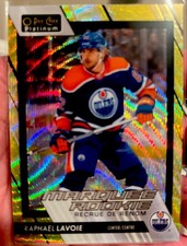 2023-24 O-Pee-Chee Platinum Neon Yellow Surge - Marquee Rookies Raphael Lavoie