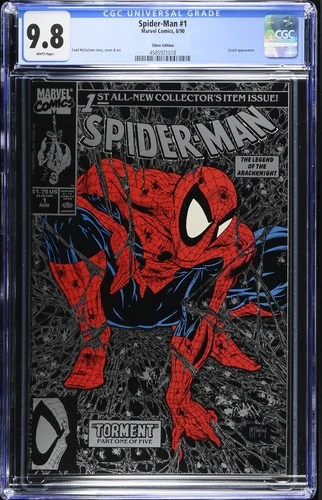 Spider-Man #1 Silver Edition (1990) CGC Graded 🔥 Marvel Todd McFarlane Classic