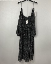 NWT ASTR Women's Black Floral Dress Size S