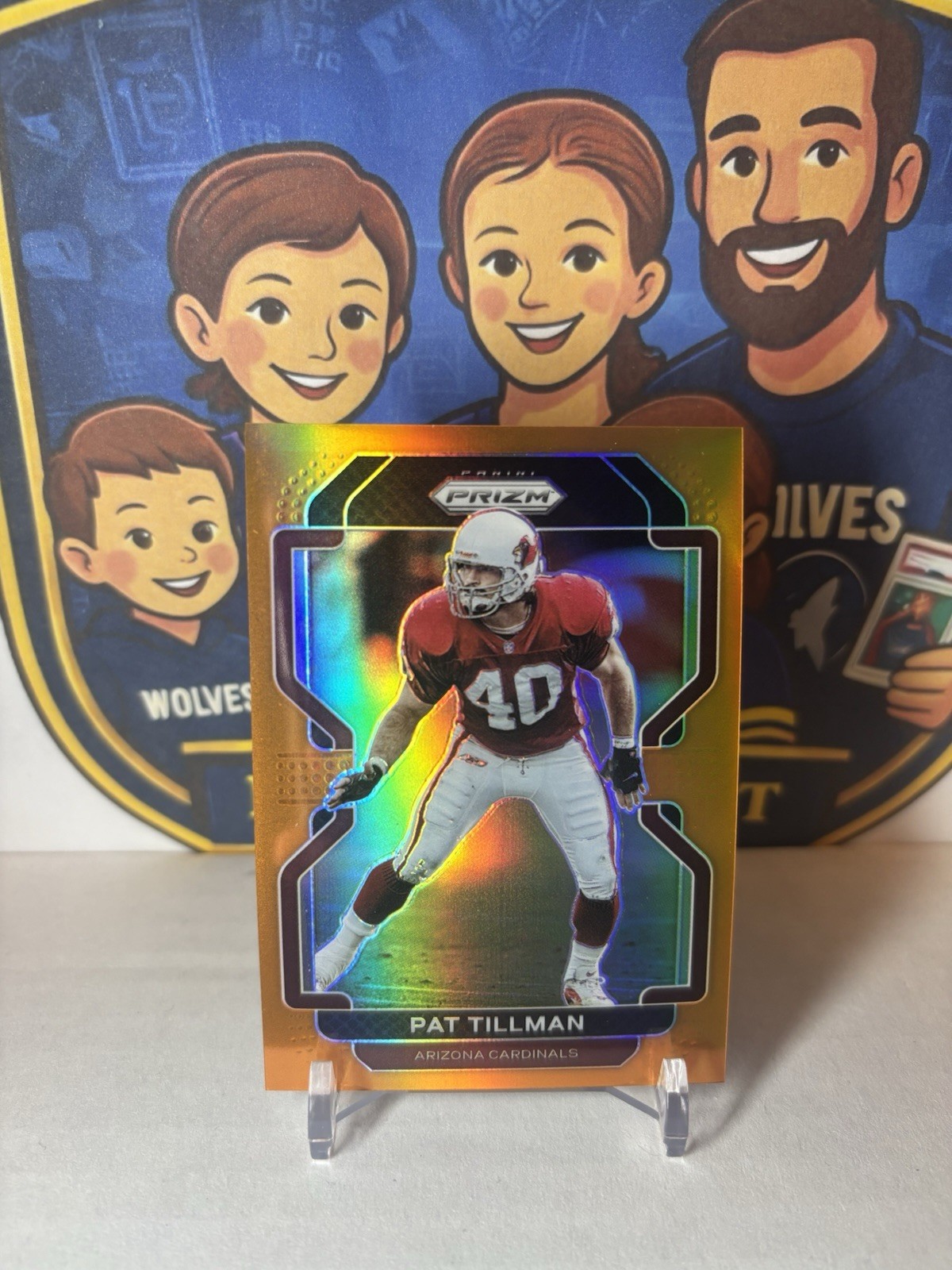 2021 Panini Prizm - Pat Tillman #83 Orange Prizm /249