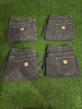 LOT OF 4 42x30 Carhartt FR 280-83 Flame Resistant Men Blue Work Jeans