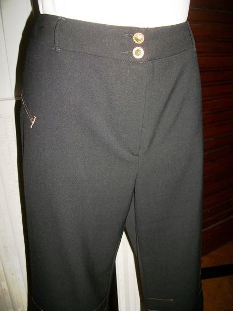 PAUSE CAFE 42 W32 Black Polyester Insert Shorts S… - image 2