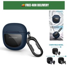 Bose QuietComfort Earbuds II Ultra Protective Case SURITCH Navy Carabiner