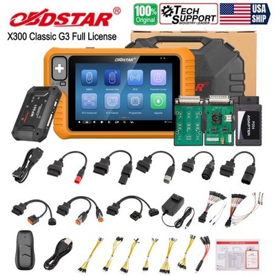 OBDSTAR X300 Classic G3 Key Master IMMO Progarmmer For Car/ HD/E-Car/Moto/Marine