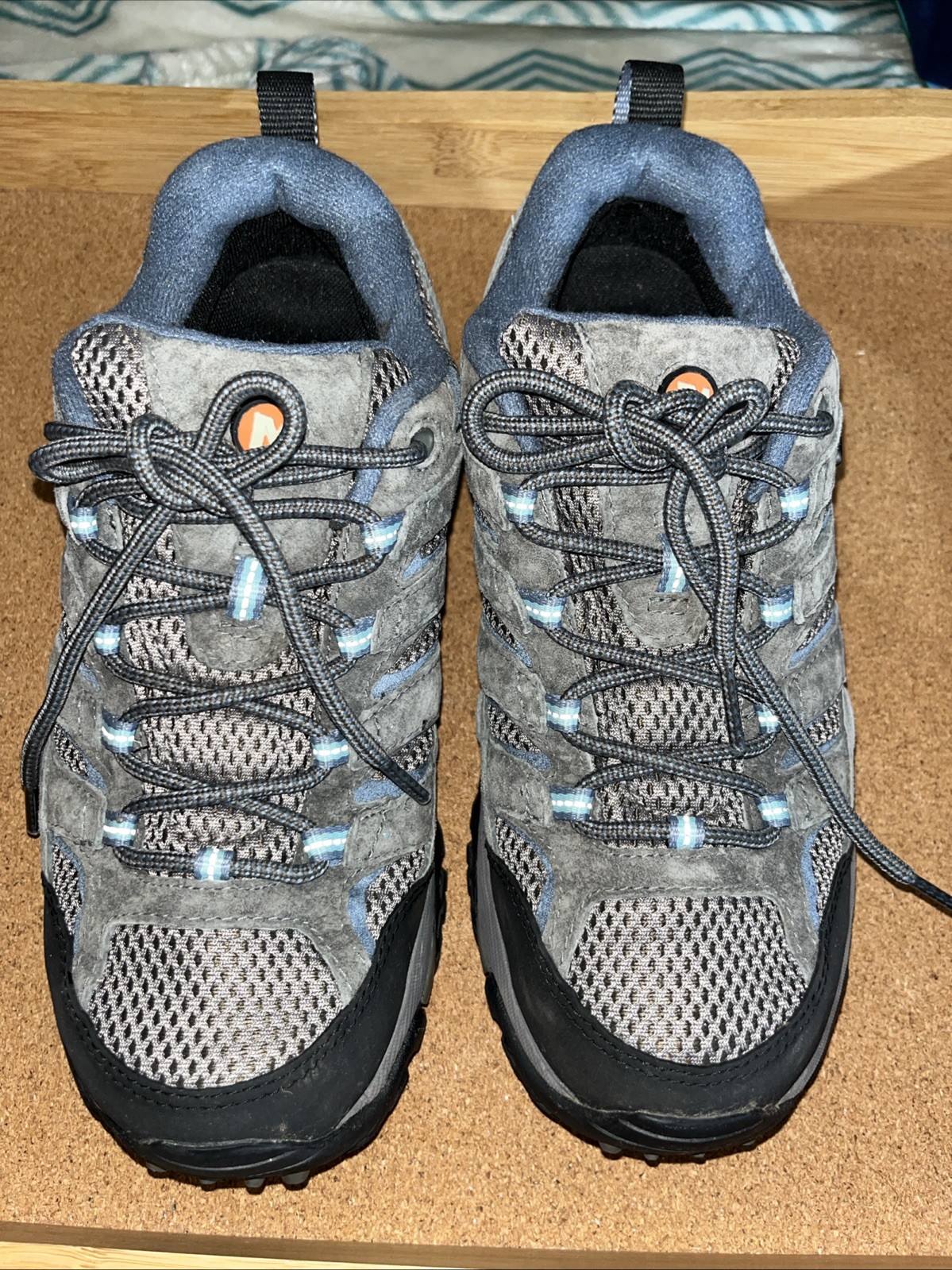 Scarpe da trekking Merrell Moab basse impermeabili Ortholite granito donna misura 9 larghe