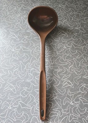 Foley Brown Nylon Plastic Soup Ladle Utensil Kitchen USA Made Vintage