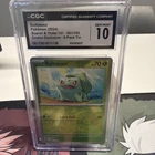 2023 Pokemon SV 151 Bulbasaur Costco Exclusive Reverse Holo #001/165 CGC 10