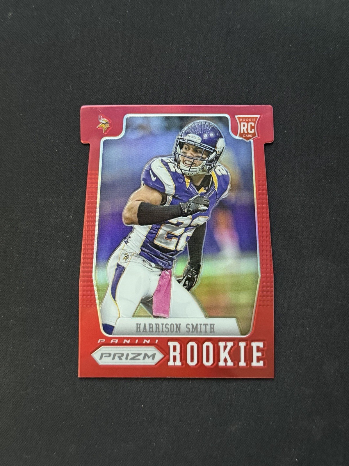 2012 Panini Prizm Harrison Smith #265 Red Prizm Die-Cut (RC) SSP