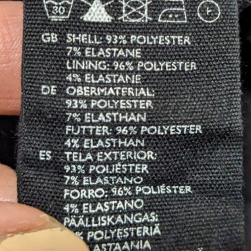 COS Midikleid schwarz Wickeloptik gerafft 767690 - Bild 6 von 6