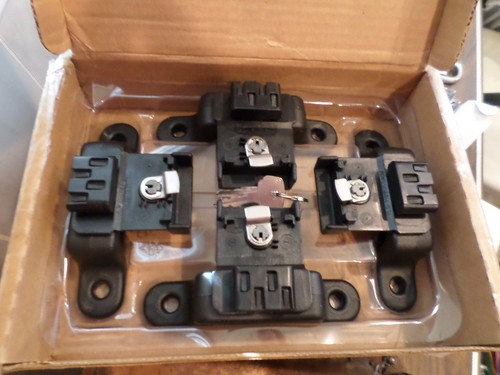 Ford F150 OEM 2015-2020 Truck Box link Tie Down Anchor Cleats, Set of 4, 2 Keys