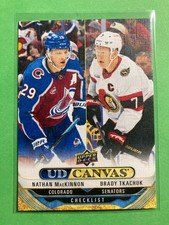 2024-25 Upper Deck UD Canvas #C345 Nathan MacKinnon / Brady Tkachuk CL