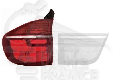 Feu arrière-gauche extérieur LED BMW X5 E70 2010 2011 2012 2013 phare bloc optique