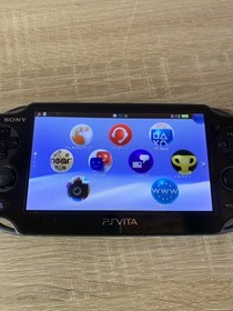 7843 PlayStation PS Vita PCH-1000 Crystal Black Normal TESTED