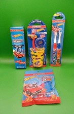 Brush Buddies "HOT WHEELS" Kids Tooth Care Lot Brushes   Cup   Paste   Floss NEW