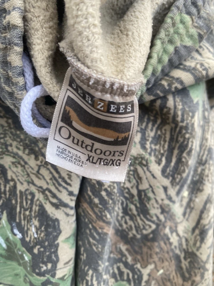Pantalones deportivos holgados vintage Jerzees al aire libre Realtree camuflados roble musgo talla XL Foto 2 de 2