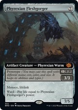 Phyrexian Fleshgorger (Extended Art) - Normal NM MTG The Brothers' War