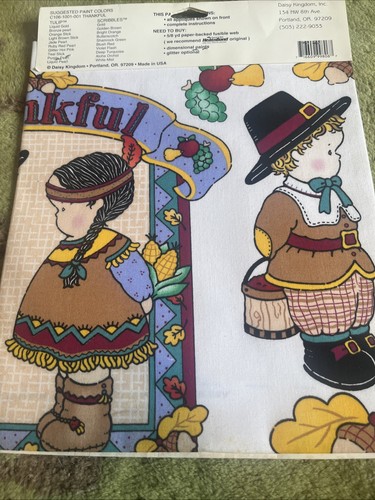 No-sew fabric appliqué by Daisy Kingdom thankful - Picture 4 of 6