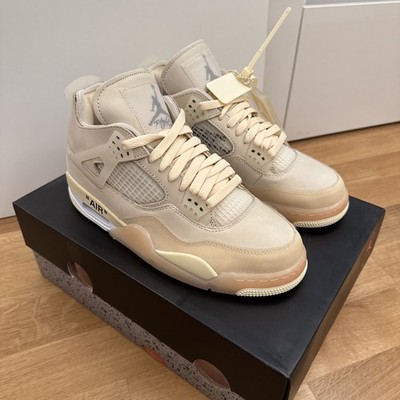 Off-White Jordan 4 Sail US 9w | EU 40,5 Neu Ungetragen mit Rechnung
