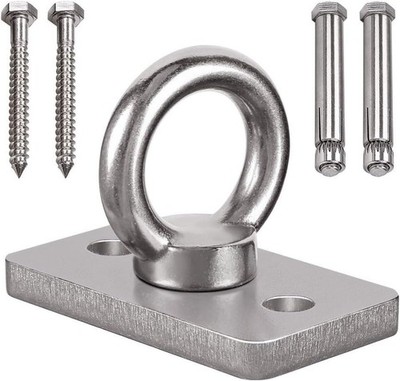 1800lb Capacity Wall Ceiling Mount Bracket for Suspension Strap, Battle Rope ...