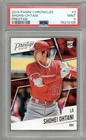 2018 Panini Chronicles Prestige Shohei Ohtani #3 (RC) PSA 9 Rookie Card
