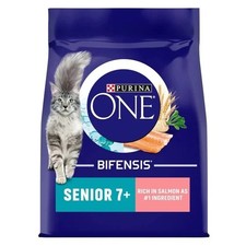 Purina ONE Senior 7+ Dry Cat Food Salmon & Whole Grains 2.8kg 8.54 per kilo
