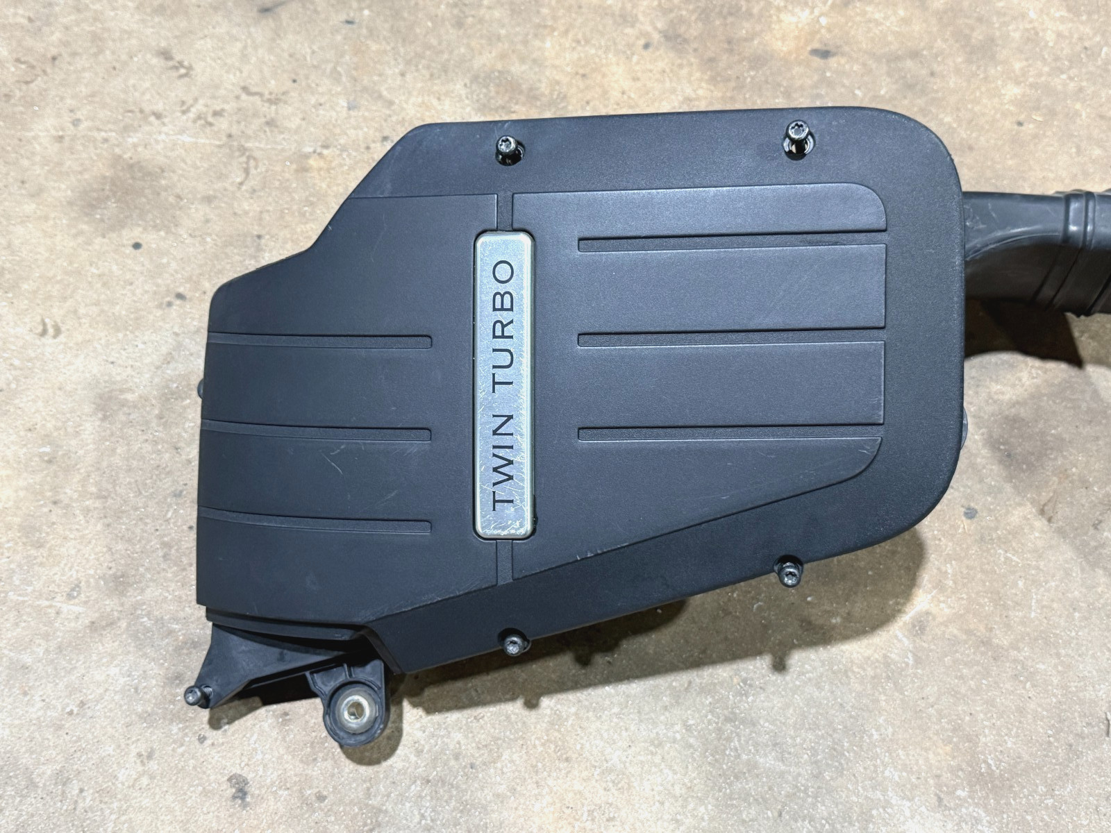 06-12 Bentley Continental Flying Spur Left Air Intake Cleaner Box W/Duct PO43