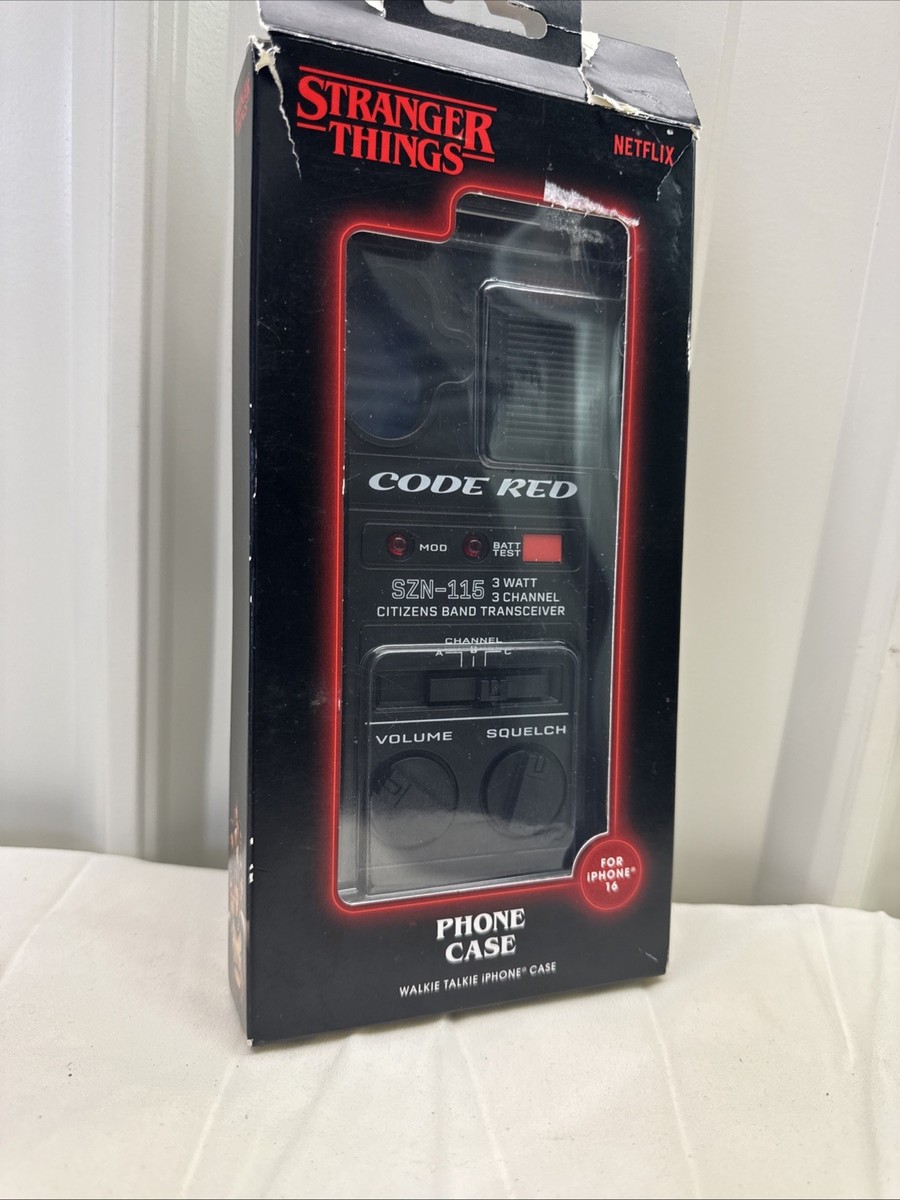 ストレンジャーシングス トランシーバー iPhone 16用ケース Stranger