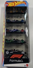 HOT WHEELS 2024/Formula One F1 /McLAREN, ALPINE, RED BULL, SAUBER, HAAS (5 PACK)