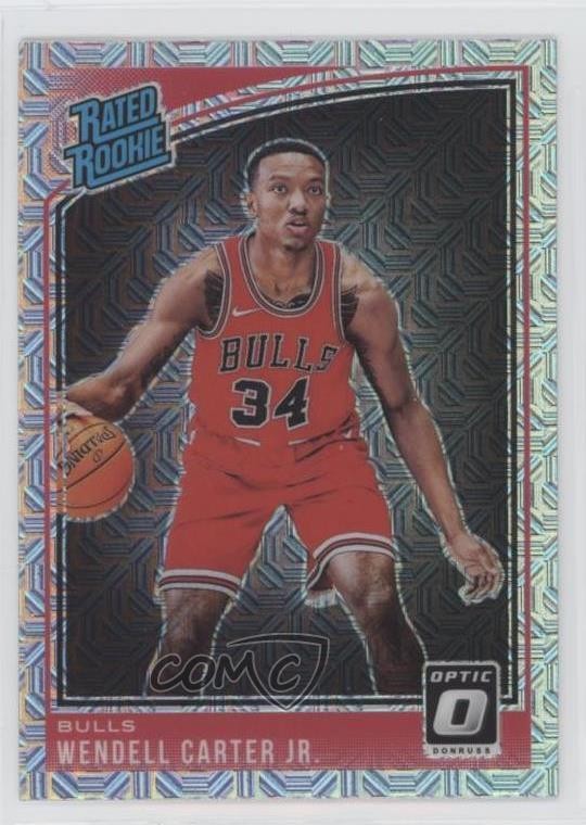 2018 Panini Donruss Optic Rated Rookie Choice Prizm Wendell Carter Jr #170 2r8