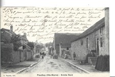 Prauthoy . Haute Marne . Entrée Nord .