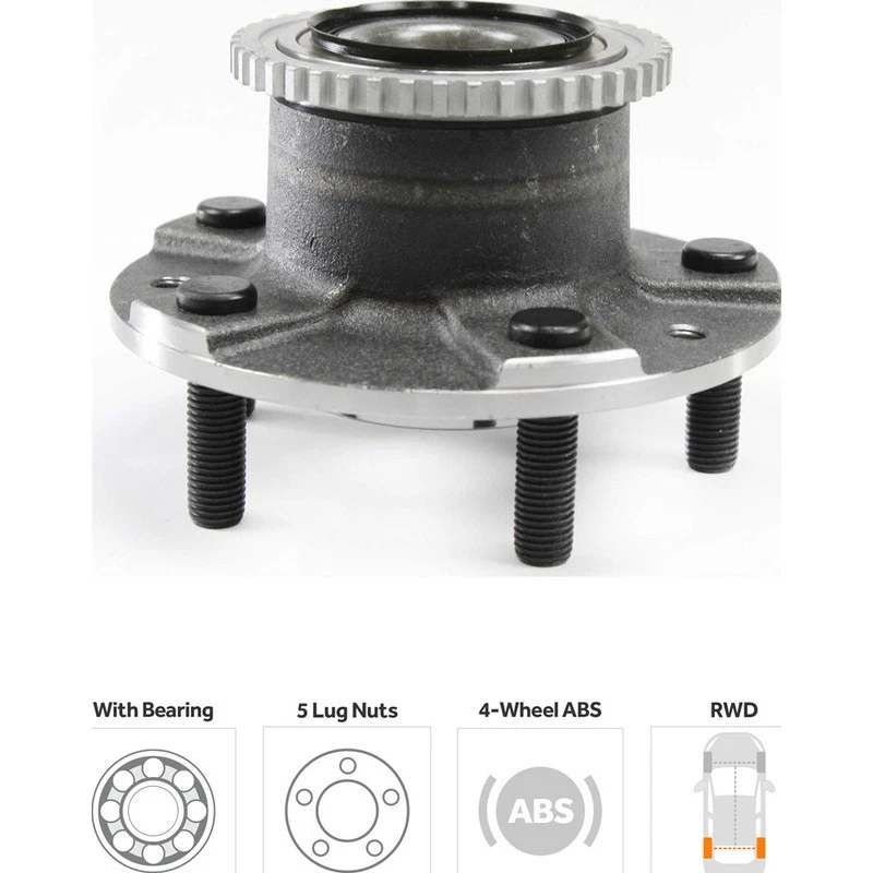 Buje de rueda para 1993-2000 Mazda 626 MX-6 Millenia RX-7 Ford Probe Foto 2 de 4