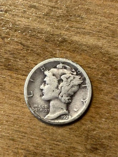 1928S Mercury Dime VG