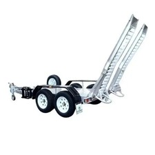 SUREWELD ALUMINIUM TRAILER - EWP SCISSOR LIFT 1900KG CAPACITY 4700MM DECK LENGTH