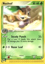Nuzleaf 48/100 Uncommon Sandstorm Pokemon Lightly Played
