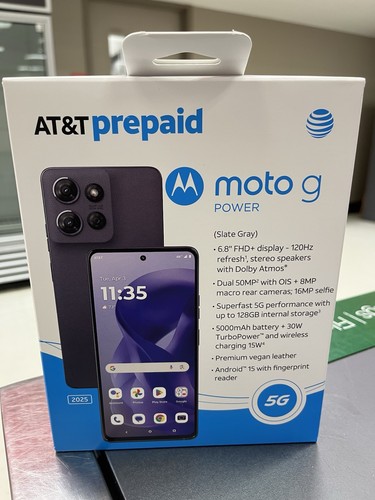 Motorola Moto G Power 5G 2025 128GB Grigio XT2515-1 (Metro) Ottime Condizioni DV6261