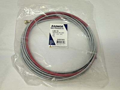 New Radnor Universal Mig Gun Liner .045'' - 1/16'' - 15 Feet Fast Free Shipping!