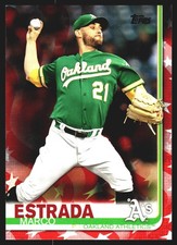 Marco Estrada Oakland Athletics 2019 Topps Update Ind. Day #US290 SN /76
