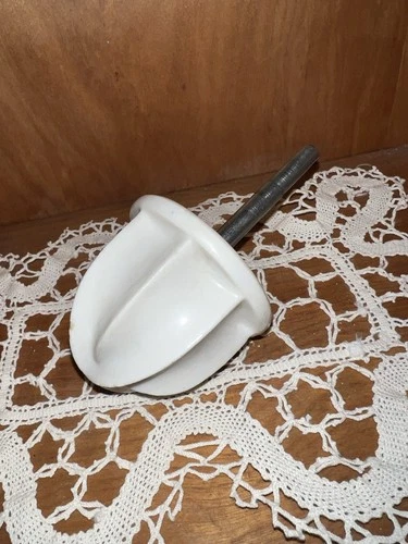 Vintage Sunbeam Mixmaster Milk Glass Bowl juicer Attachment Citrus Reamer