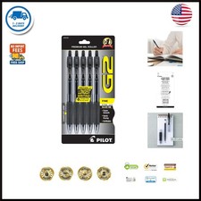 G2 Pens, 0.7mm, Black Ink, 5-Pack
