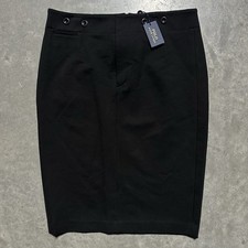 New Polo Ralph Lauren Black Skirt Pencil Size 10 Black NWT 225 MSRP Vintage