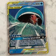 Magikarp & Wailord GX SM166 TAG TEAM GX Promo Full Art Holo 300 HP EN on eBay
