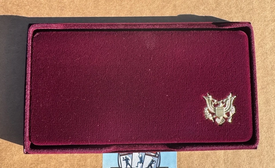 1988 OLYMPIC COINS U.S. Mint PROOF SET: $5 GOLD & $1 SILVER with Box & COA - Image 3 of 4