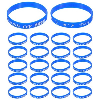 30 Pcs Graduation Season Wristband Congrats Wristbands Bracelet Night Favors
