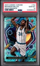 2023 TOPPS COSMIC CHROME AQUA EQUINOX #152 BRANDON MILLER ROOKIE RC /149 PSA 10