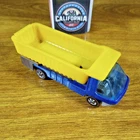 Hot Wheels The Heavyweights Redline Dump Truck Spectraflame Blue Hong Kong 1970