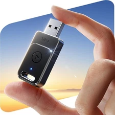 Apple Carplay Wireless Adapter, 3X Fast Auto-Connect, No Latency, Plug and Play