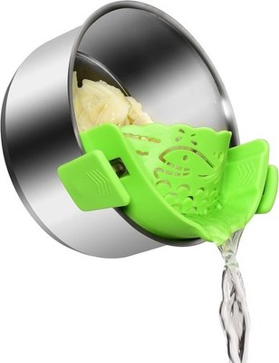 Adjustable Clip On Pot Strainer For Pots Pans Bowls Kitchen Drain Tool