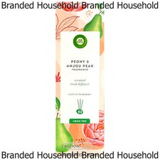 AIR WICK REED DIFFUSER LIQUID FREE AIR FRESHENER PEONY & ANJOU PEAR FRAGRANCE