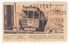 STAMP US SCOTT 1442 "Cable Car" 8 CENT 1971 USED FANCY CANCEL