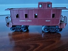 Lionel Lines Brown Caboose #6017 1951-1962 O Gauge ✨